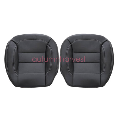 For 2012-2015 Mercedes Benz ML350 Front Both Side Bottom PERF Seat Cover Black
