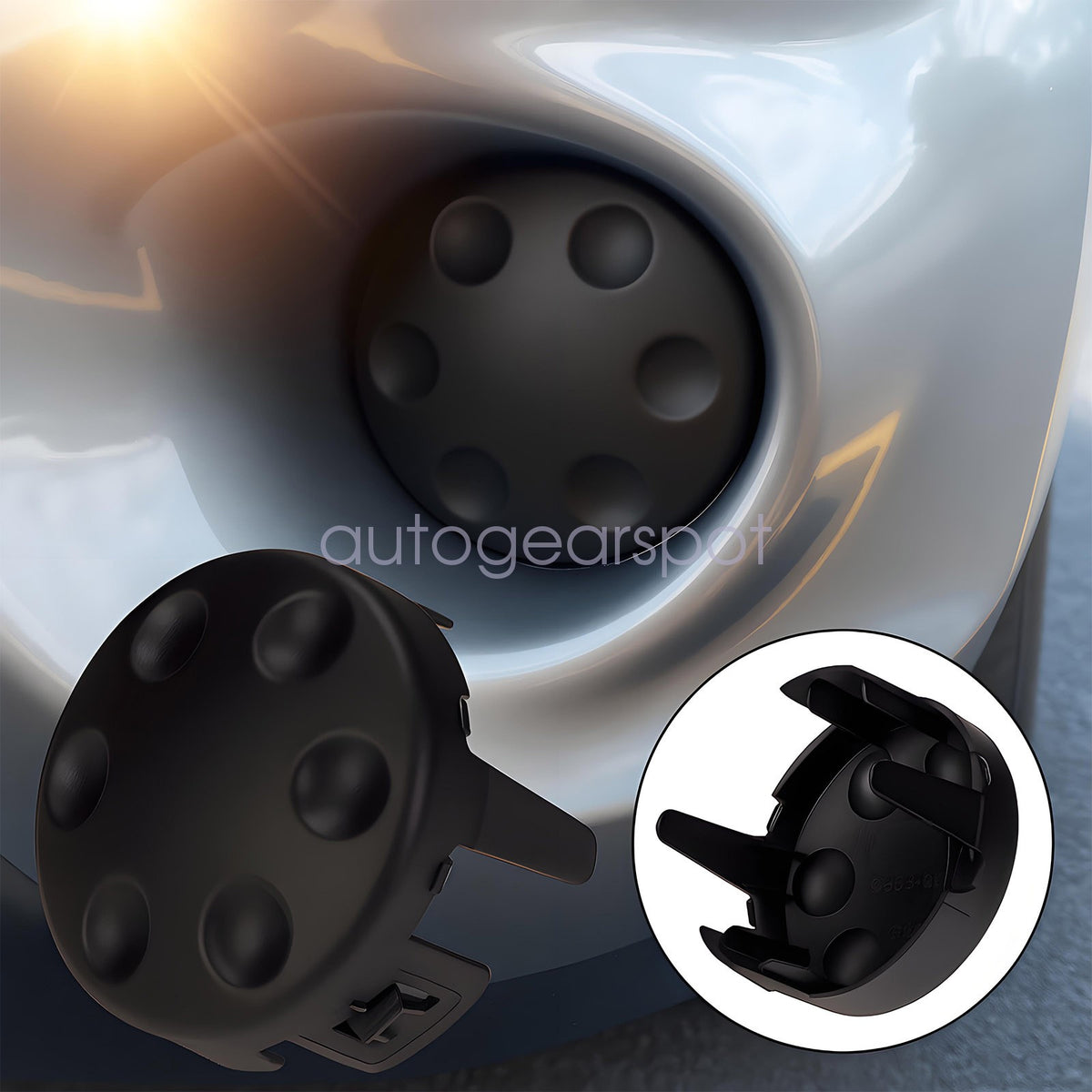 2x Front LH RH Fog Light Cover Set for Nissan Rogue 2011-13 Rogue Select 14-15