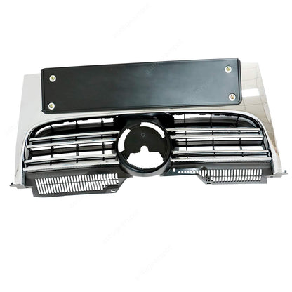 For 05-10 Volkswagen Jetta MK5 Sedan Front Upper Grille Grill Black&Chrome Trim