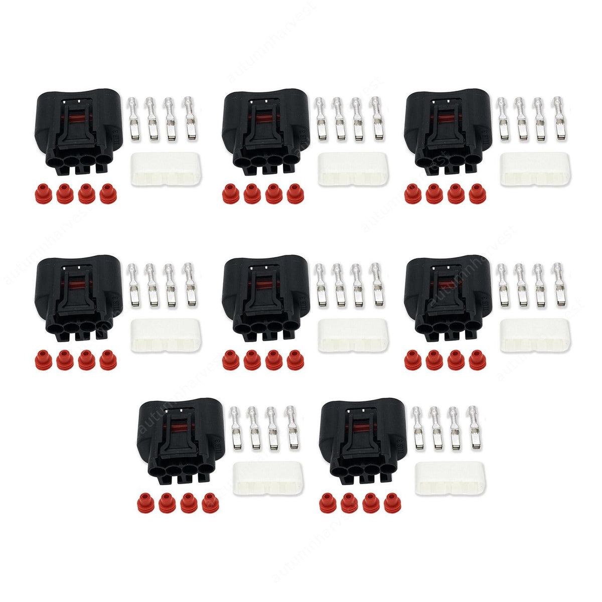 8 PACK Ignition Coil Plug Connector Kit For Toyota Lexus Camry Yaris