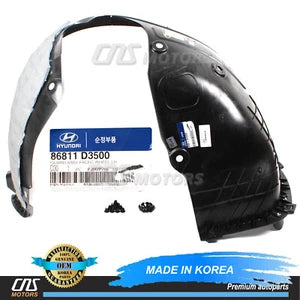 Fit Hyundai Tucson 2019-2021 86811D3500 Front Driver Left Fender Liner