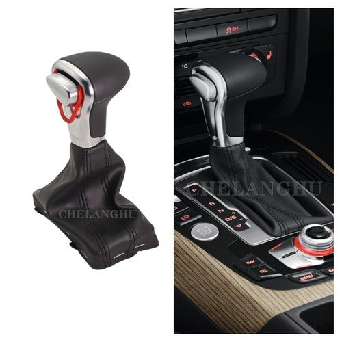 Automatic Gear Shift Knob Shifter Leather Gaiter Boot Cover Fit Audi A4 A5 A6 Q5