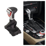 Automatic Gear Shift Knob Shifter Leather Gaiter Boot Cover Fit Audi A4 A5 A6 Q5
