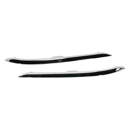 Fit Honda Pilot 2019-2022 Front Driver Passenger Side Bumper Chrome Trims