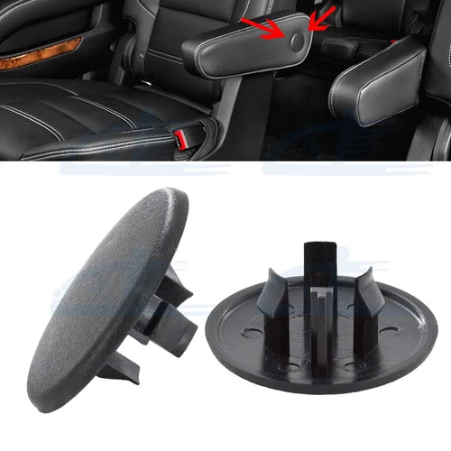 15279689 Black Rear Armrest Seat Bolt Cover Cap For 2007-19 Chevy Tahoe,Suburban