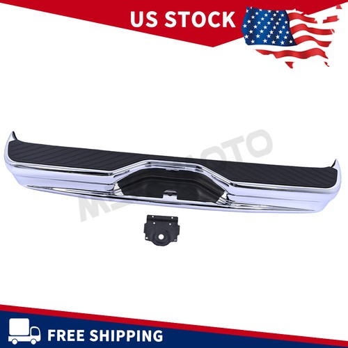 7C2Z17906H New For 1992-2014 Ford Econoline Van Chrome Rear Step Bumper Assembly