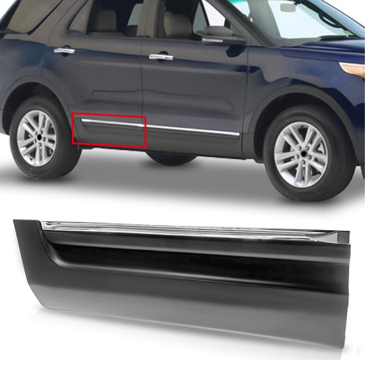 Fits 2011-2015 Ford Explorer Door Moldings Beltlines Rear Driver Left Side Hand