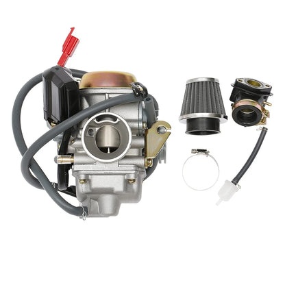 Carb For GY6 4 stroke 152QMI 157QMI Electric Choke ATV Carburetor With Kit