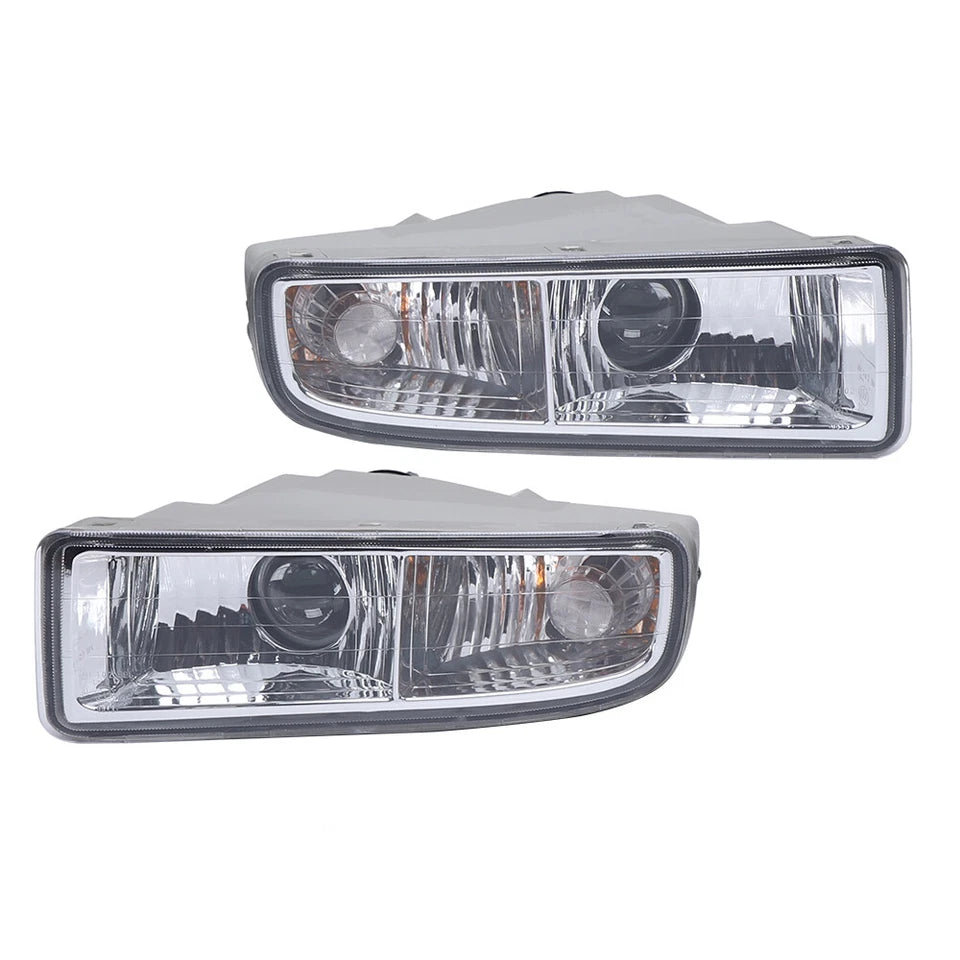 Front Bumper Fog Lights +Blubs For Lexus LX470 1998-2007 Left+Right Replacement