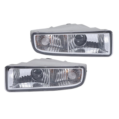 Front Bumper Fog Lights +Blubs For Lexus LX470 1998-2007 Left+Right Replacement