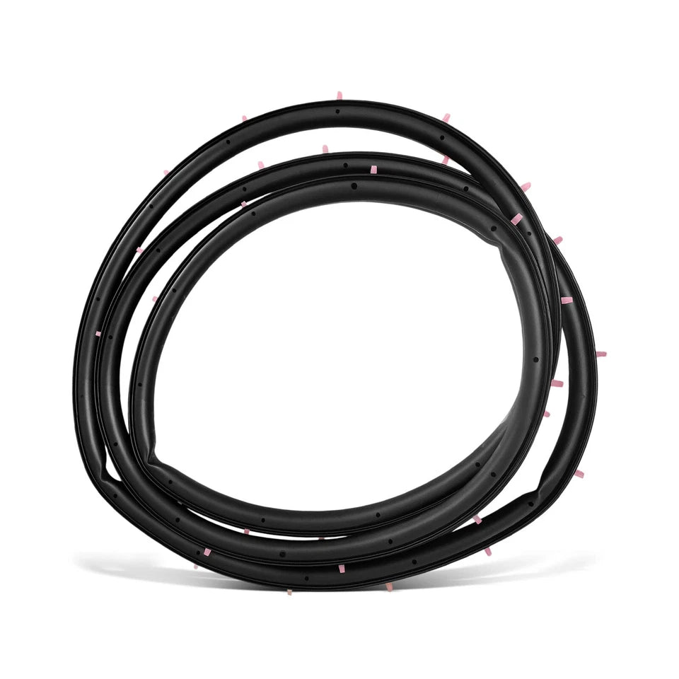 For 2013-2020 Ford Fusion Sedan Front Driver Door Weatherstrip Seal with Clips