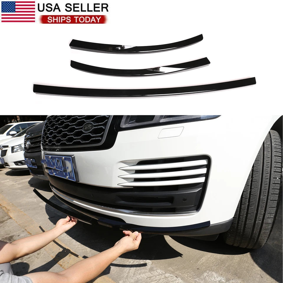 For Black Front Bumper Grille Body Molding Trim Range Rover HSE Vogue L405 18-22