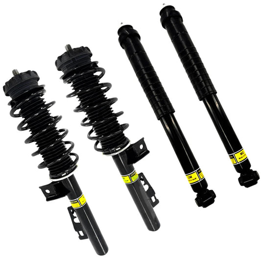 4Pcs Front and Rear Shock Struts Assys w/o ADS Fits Smart Fortwo W451 2008-2016