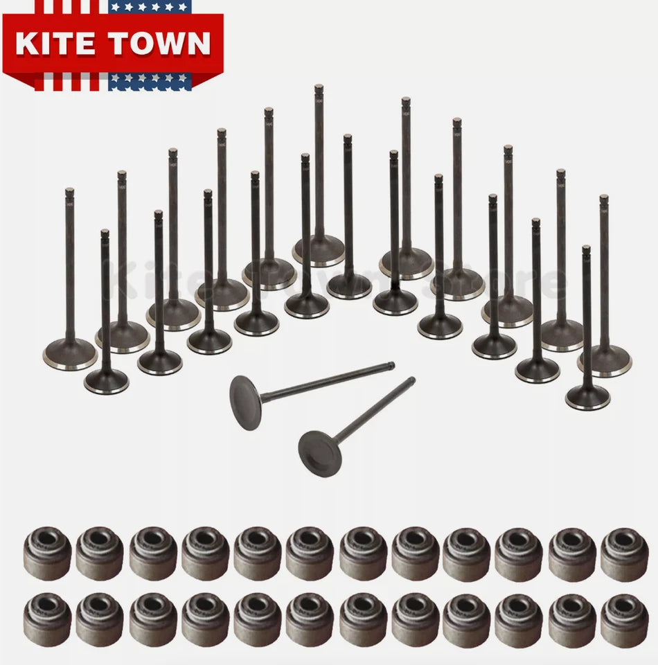 FOR 08-23 ACURA MDX HONDA ACCORD ODYSSEY 3.5 3.7 INTAKE EXHAUST VALVES + SEALS