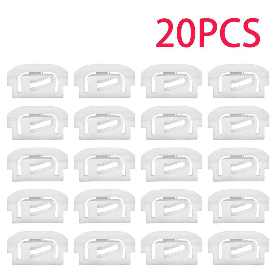 Fits Chevy Caprice 1975-1990 Windshield & Rear Window Trim Molding Clips 20Pcs