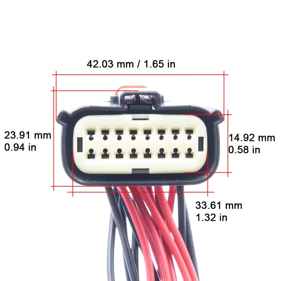 Headlights connector For Ford Mustang 2015 16-2023 CU2Z-14S411-ADB