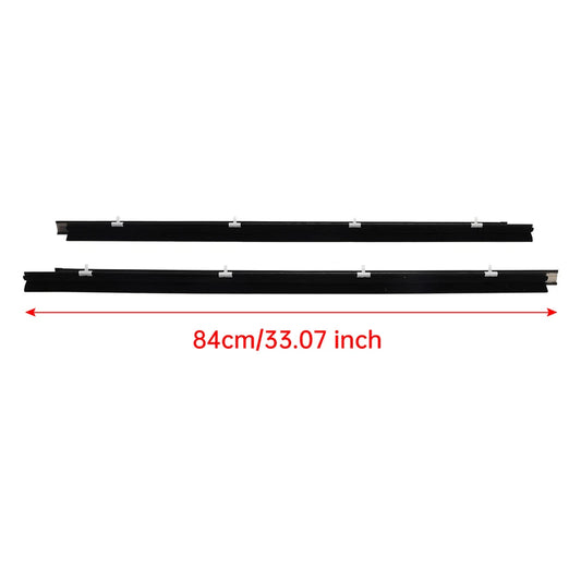 Front Door Window Belt Weatherstrip Set For Toyota Tacoma 1995-2004