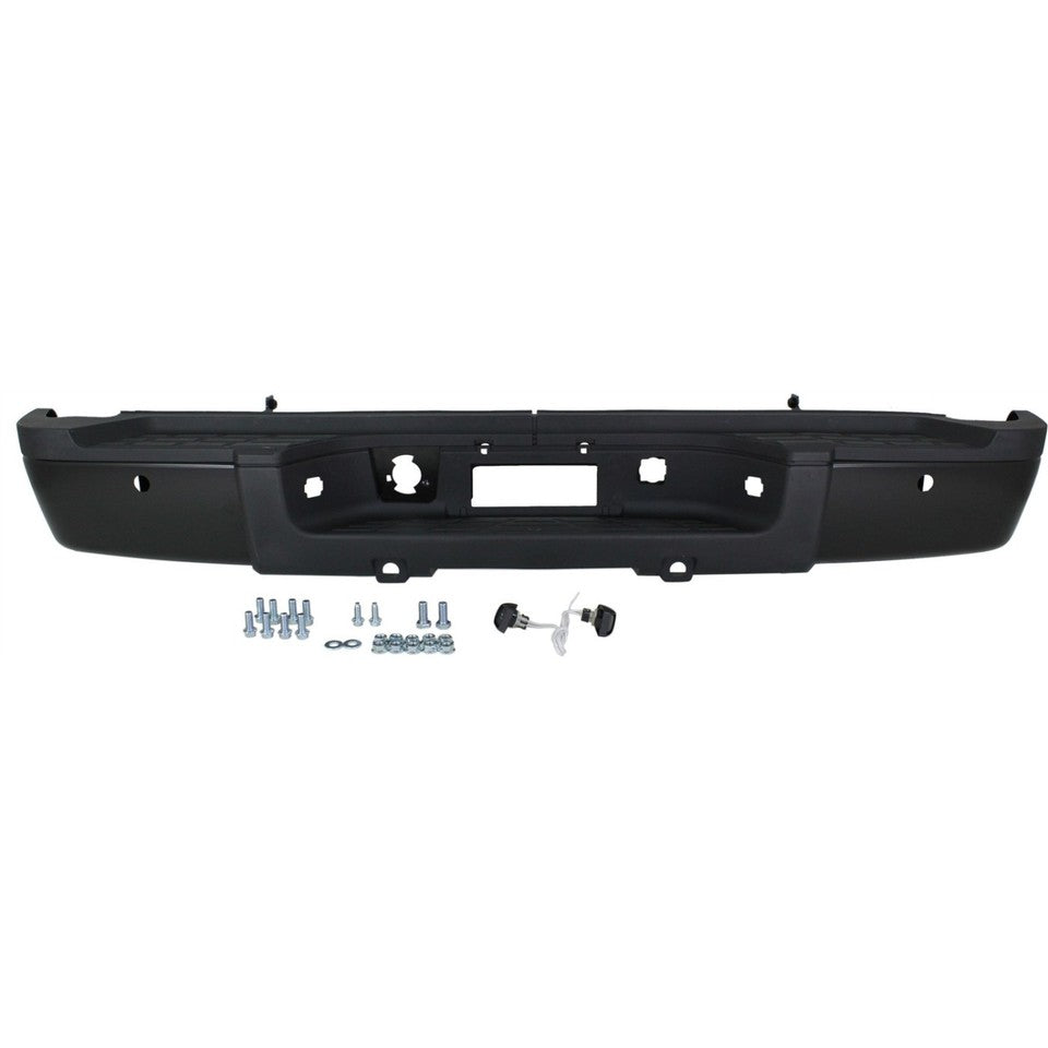 Step Bumper Rear w/Hole Fit 2011-2014 Chevy Silverado GMC Sierra 2500 HD 3500 HD