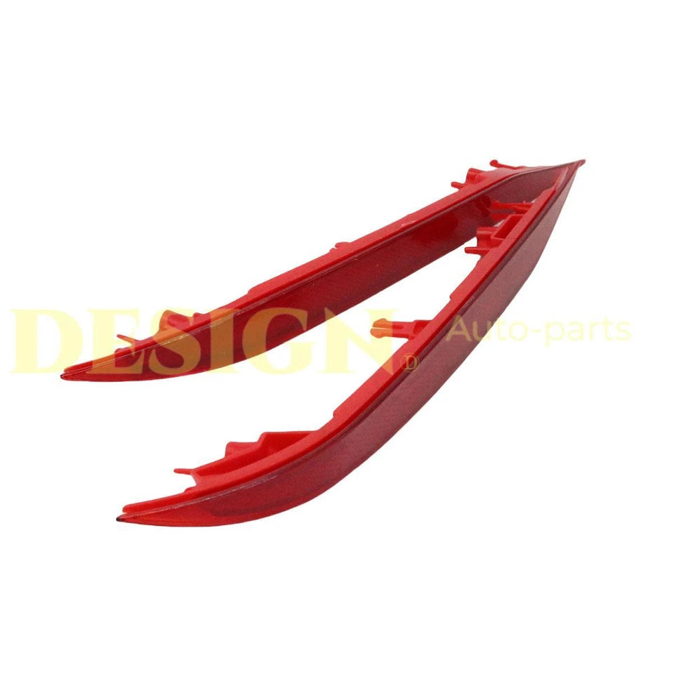 <Qty2> Bumper Reflectors For Hyundai Elantra 2021-2023 Rear Driver + Passenger