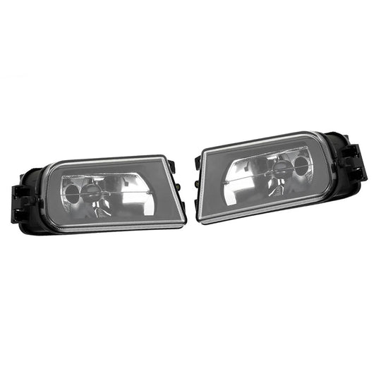 2PC For BMW E39 Z3 1997-2000 Clear Lens Front Bumper Fog Light Housing Shell
