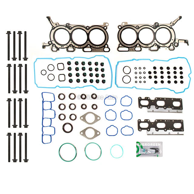 New Head Gasket Set Head Bolts For 11-19 Ford Edge Explorer Flex Taurus 3.5L V6