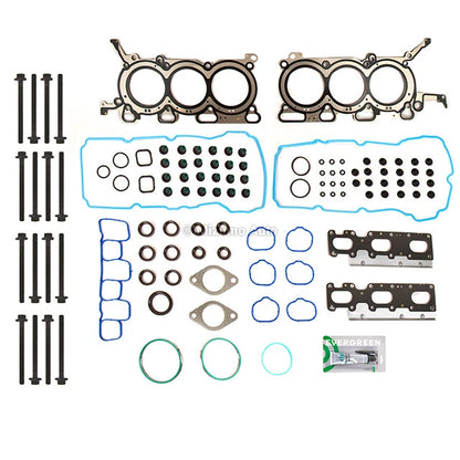New Head Gasket Set Head Bolts For 11-19 Ford Edge Explorer Flex Taurus 3.5L V6