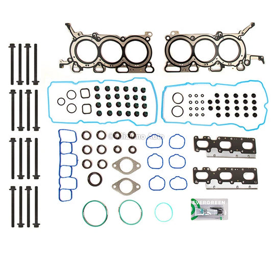 New Head Gasket Set Head Bolts For 11-19 Ford Edge Explorer Flex Taurus 3.5L V6