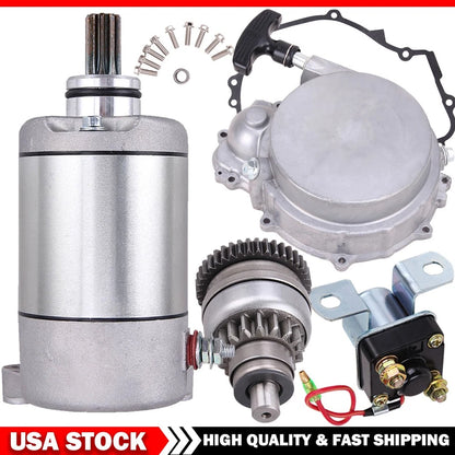Fits Polaris Sportsman 500 HO 96-13 Recoil Starter & Pull Start & Drive Solenoid