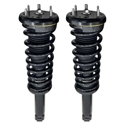 Pair Rear Shock Struts Assembly Coil Spring Fit For 2010-2018 Jaguar XJ Series