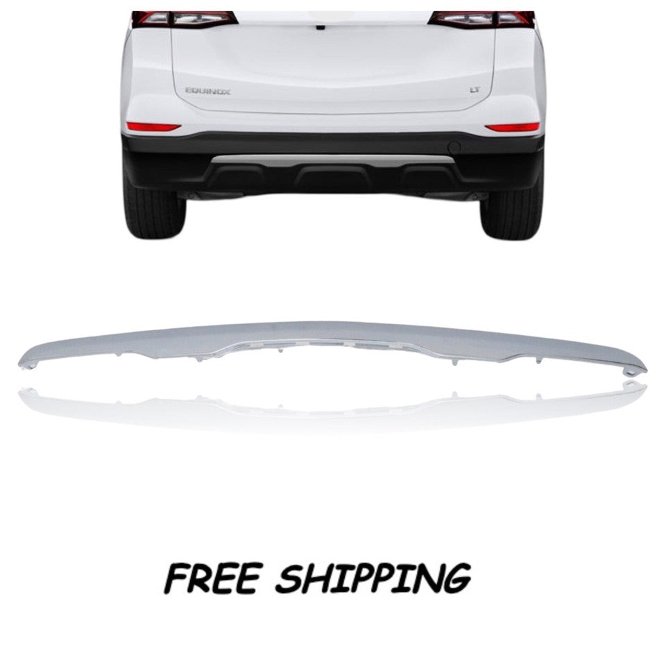 Bumper Face Bar Trim Molding Step Pad Rear Lower Fits For Chevy Equinox 84553324