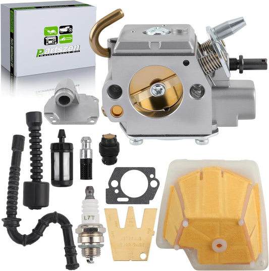 Carburetor Kit Fits Stihl Ms270 Ms280 Chainsaw Fuel Line Air Filter Spark Plug