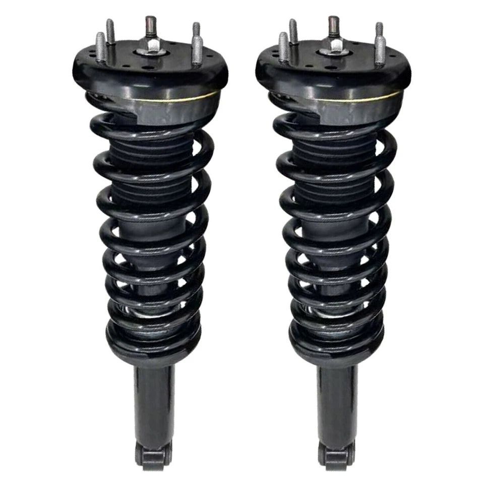 Pair Rear Shock Struts Assembly Coil Spring Fit For 2010-2018 Jaguar XJ Series
