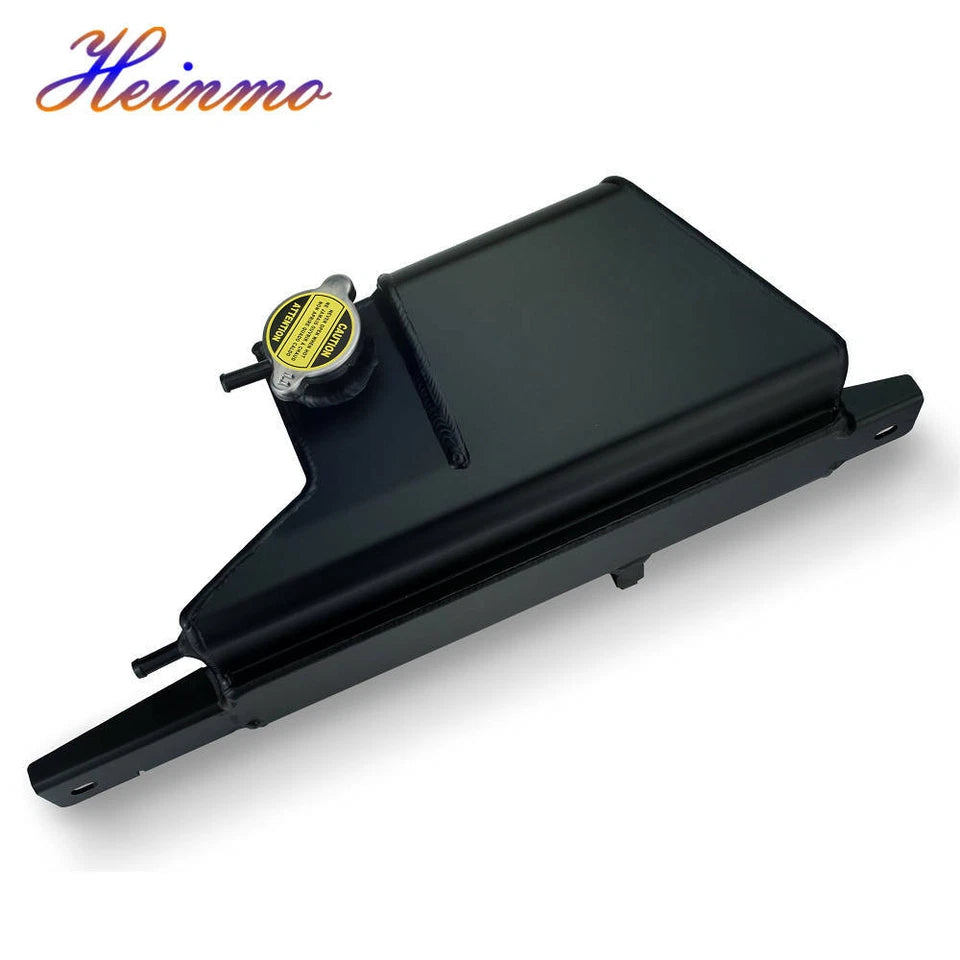 Car Aluminum Coolant Expansion Tank Kit Black For Nissan GT-R GTR R35 2009-2021