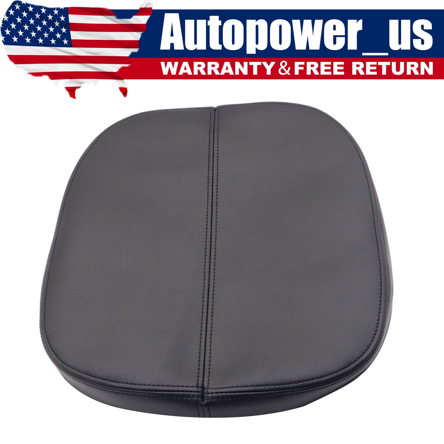 2007-2014 For Cadillac Escalade Leather Center Console Lid Cover Armrest Black