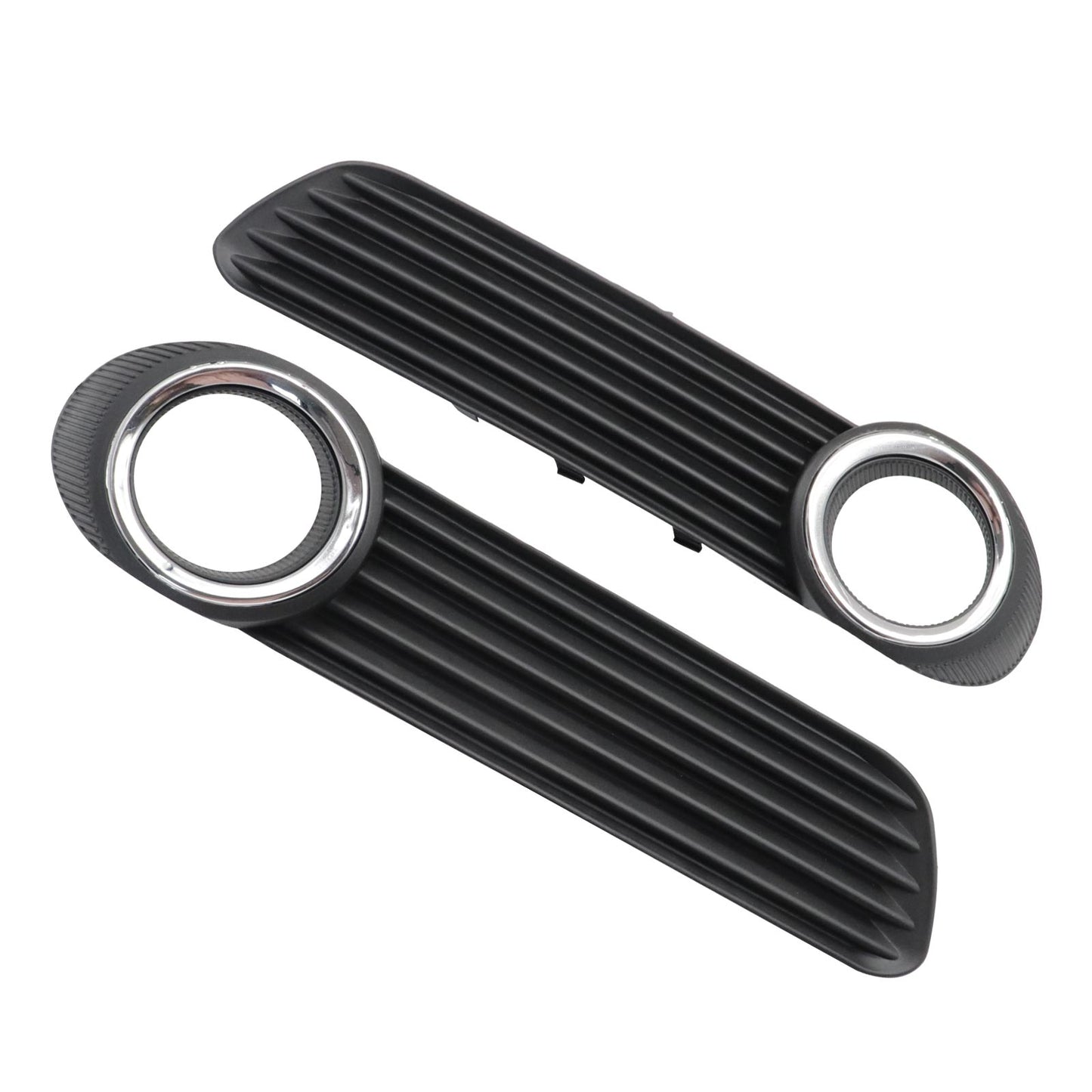 2PCS Fog Light Trim Set For 2008-2010 Toyota Avalon Left and Right Black