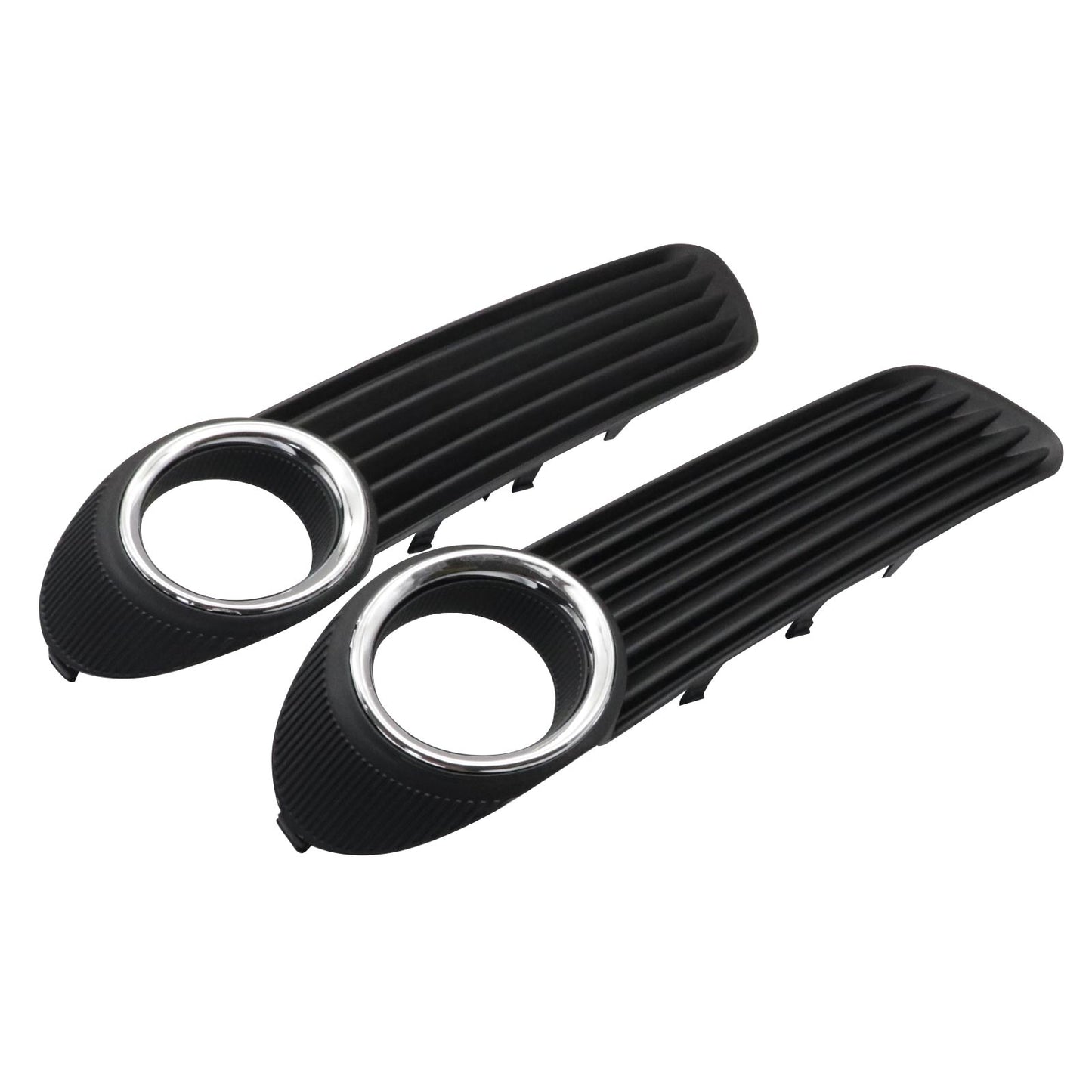 2PCS Fog Light Trim Set For 2008-2010 Toyota Avalon Left and Right Black