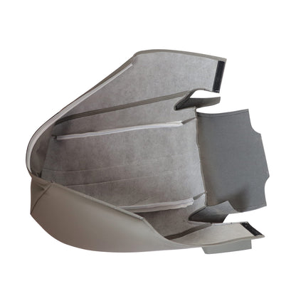 For 2003-14 Chevy Express 1500 2500 3500 Van Driver Bottom Vinyl Seat Cover Gray
