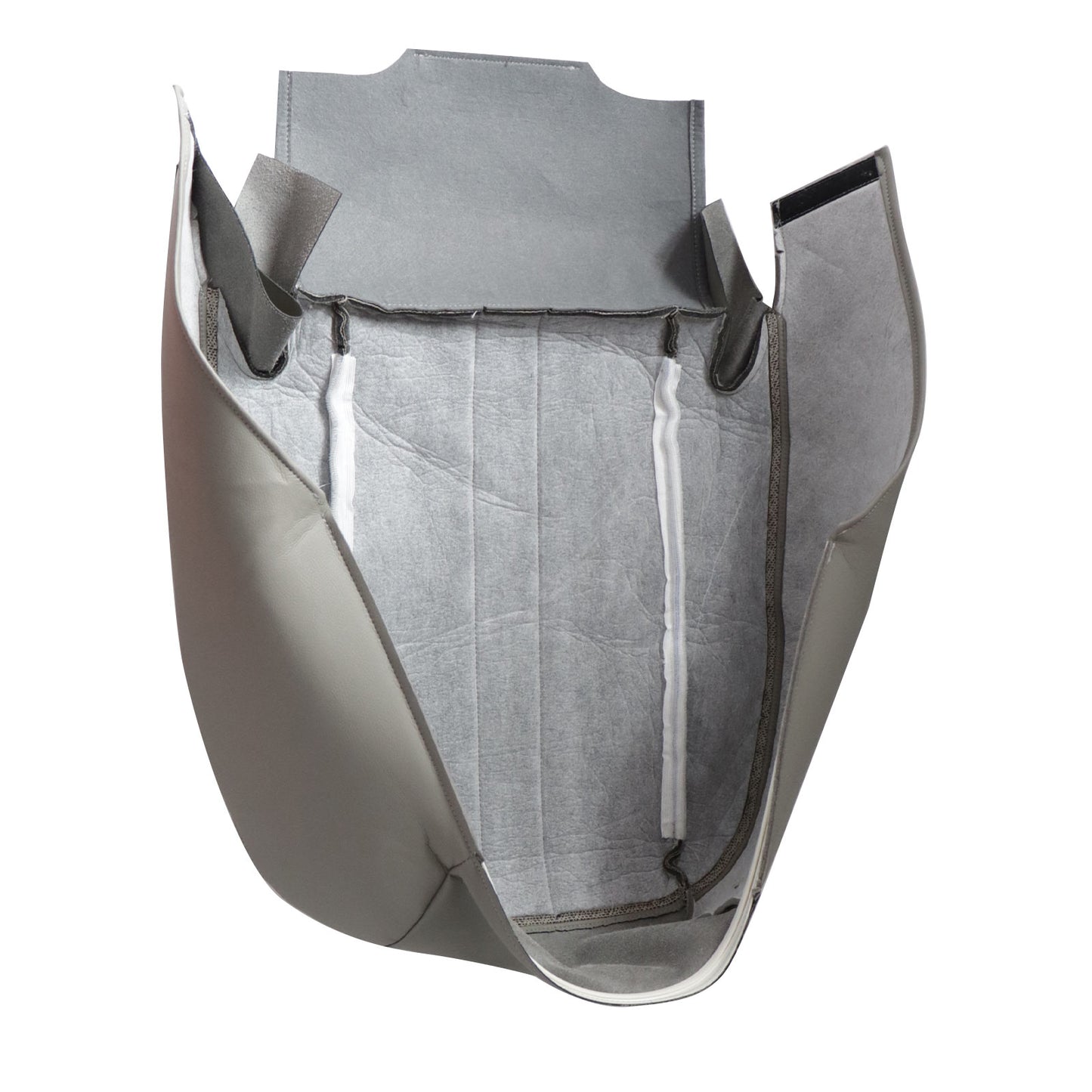 For 2003-2014 Chevy Express Van, Cargo Van Driver Bottom Cloth Seat Cover Gray