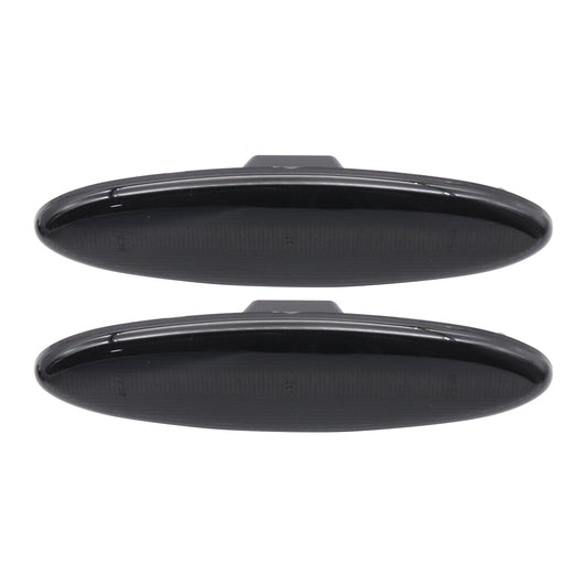 For 1997-04 Chevy Chevrolet Corvette C5 LED Rear Fender Side Marker Light Smoked