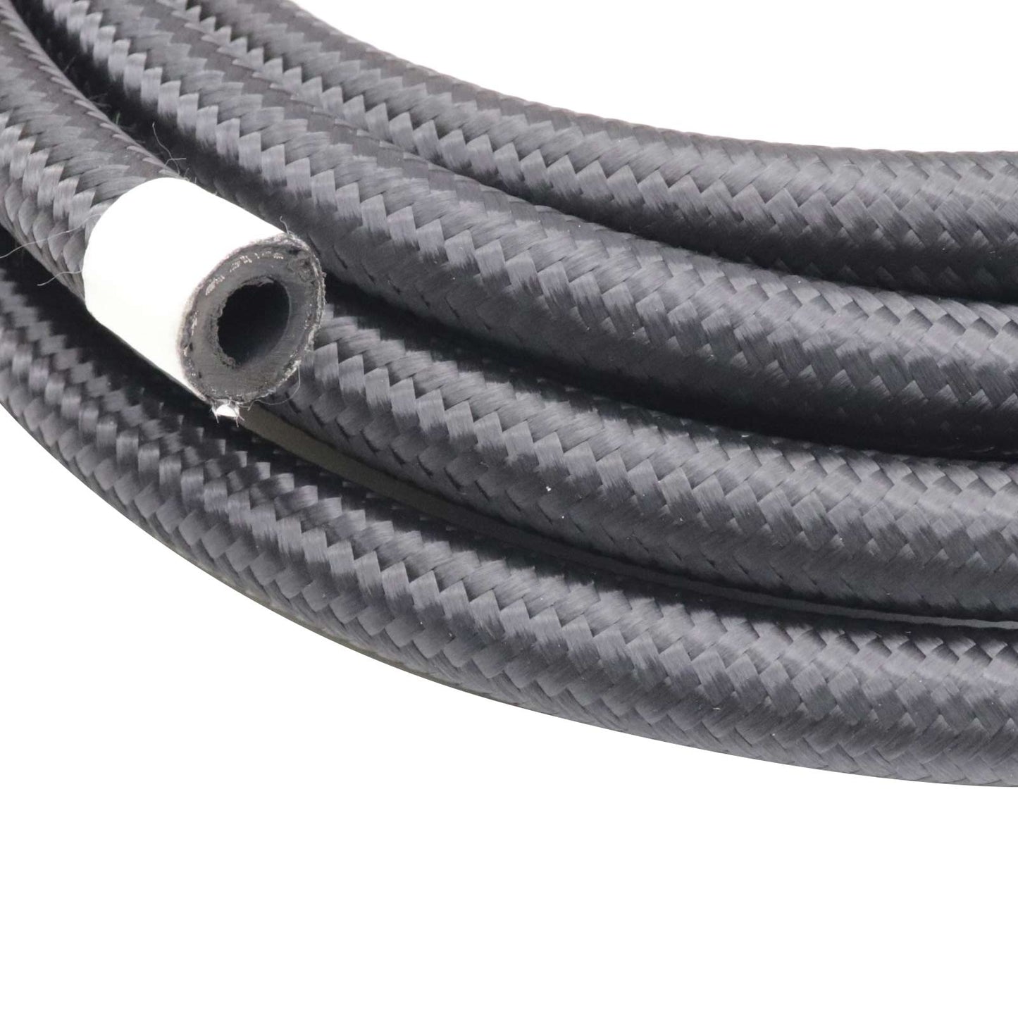 4L60E 4L65E Automatic Transmission Cooler Line Kit Black -6 AN Steel Braided U