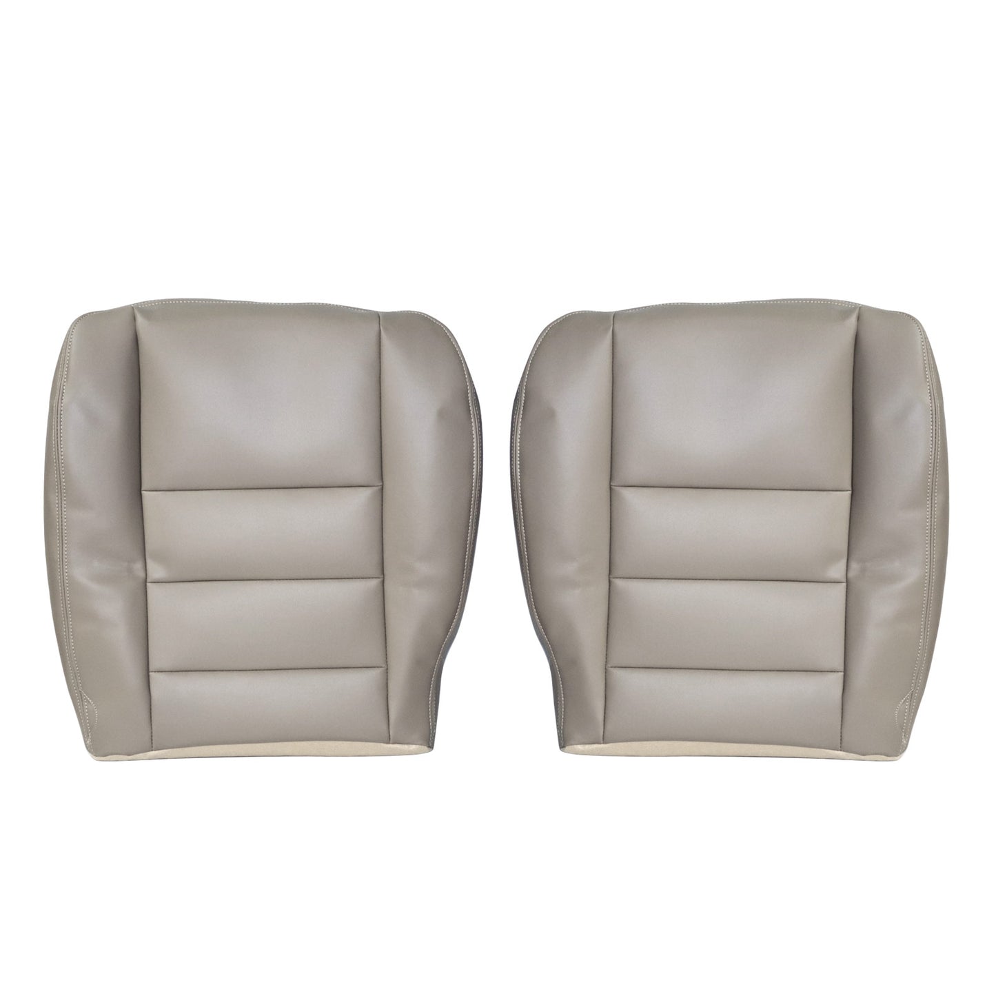 For 2002-2007 Ford F250 F350 Super Duty Lariat Driver & Passenger Seat Cover TAN