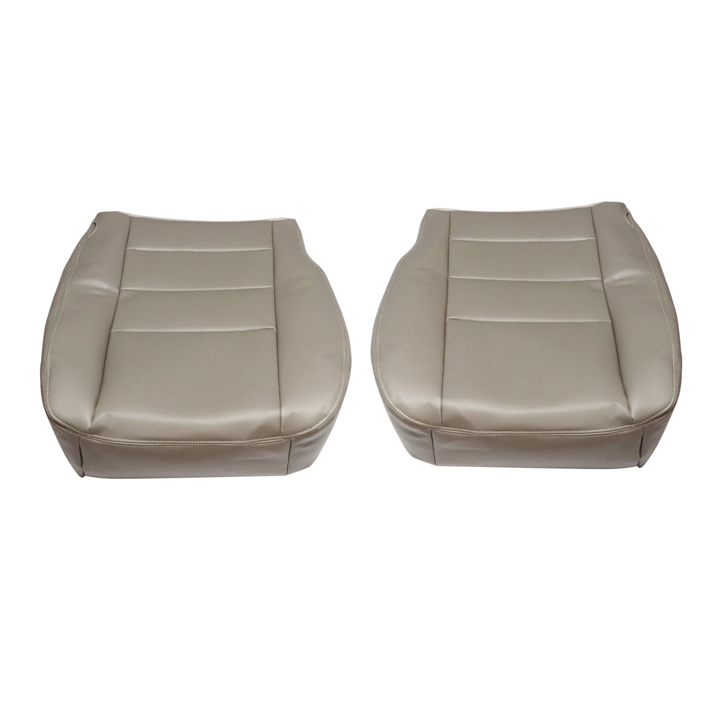 For 2002-2007 Ford F250 F350 Super Duty Lariat Driver & Passenger Seat Cover TAN