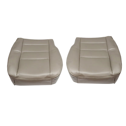 For 2002-2007 Ford F250 F350 Super Duty Lariat Driver & Passenger Seat Cover TAN