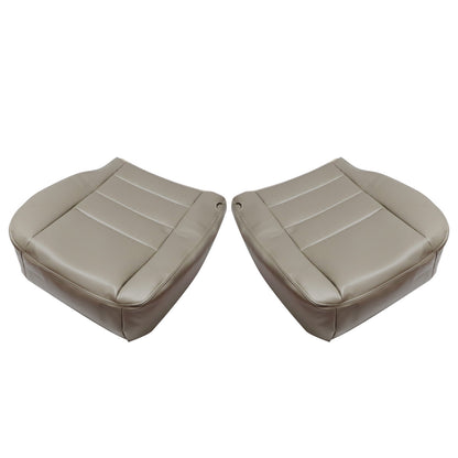 For 2002-2007 Ford F250 F350 Super Duty Lariat Driver & Passenger Seat Cover TAN
