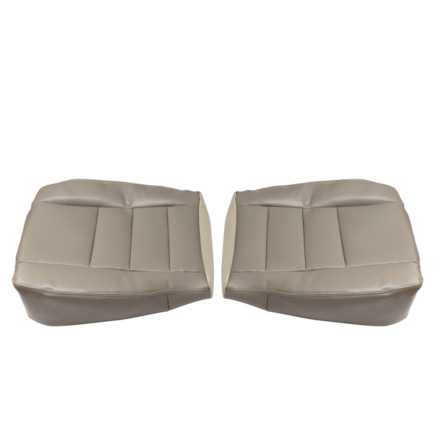 For 2002-2007 Ford F250 F350 Super Duty Lariat Driver & Passenger Seat Cover TAN