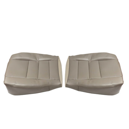 For 2002-2007 Ford F250 F350 Super Duty Lariat Driver & Passenger Seat Cover TAN