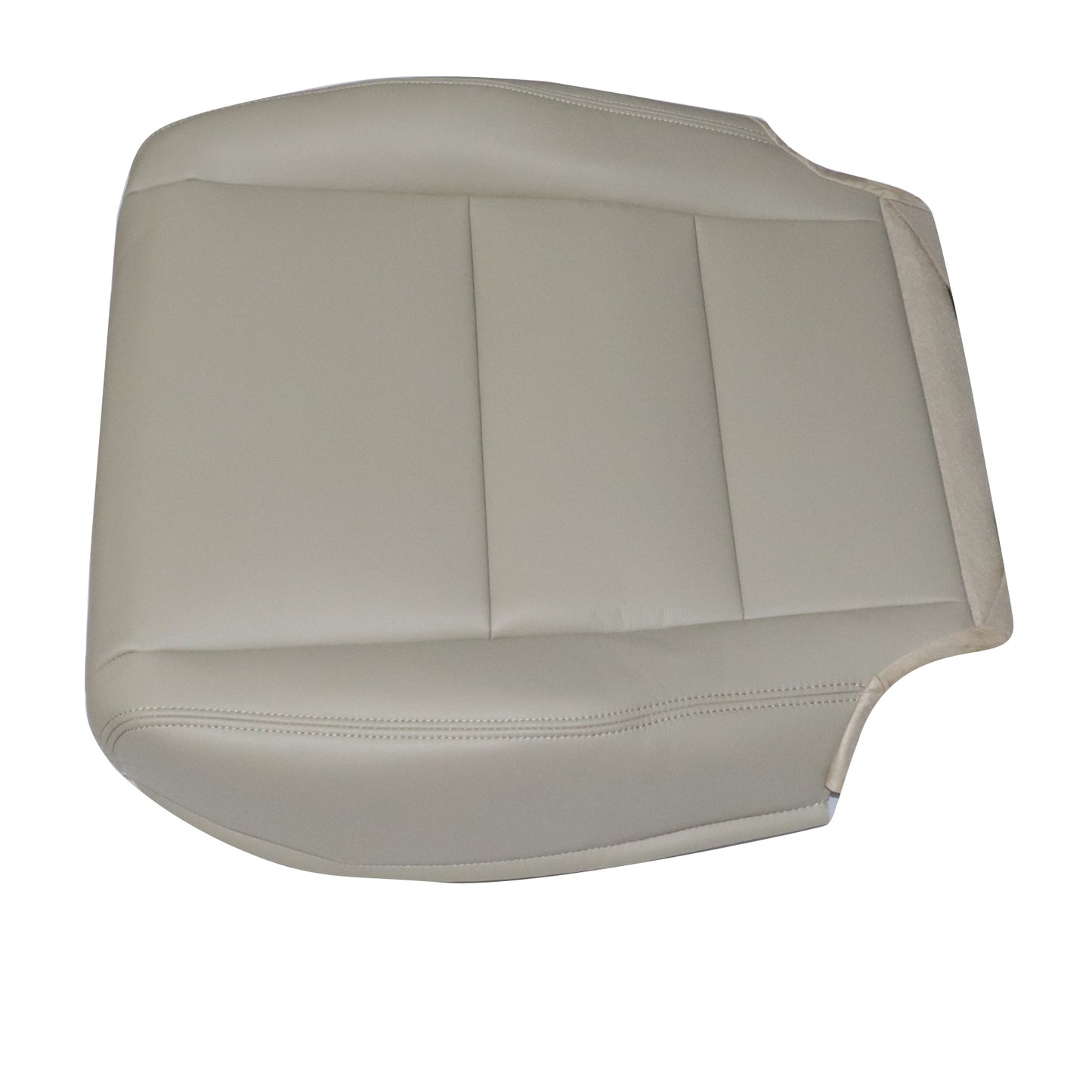 For 2008-2012 Honda Accord Sedan Passenger Bottom Leather Seat Cover Beige Tan