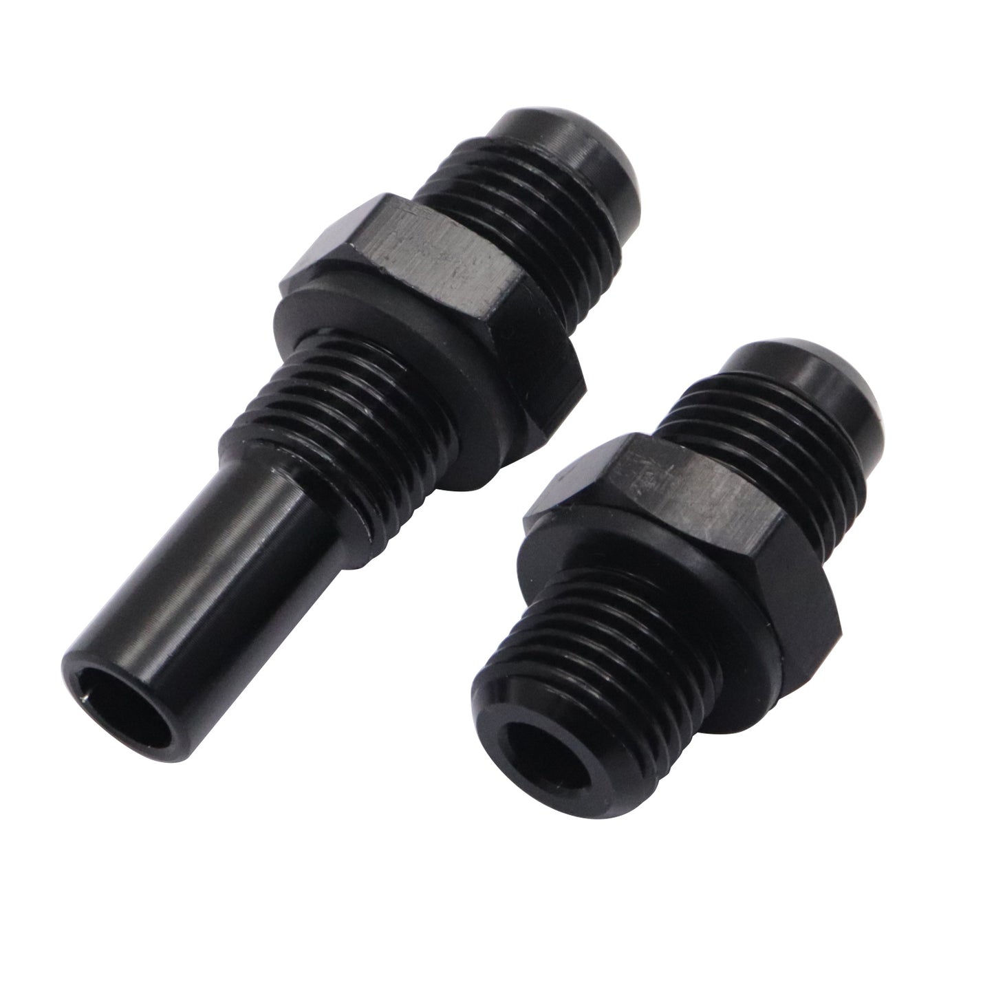 1Pair Fits For 4L80E Transmission Cooler Line Adapter Fittings 6AN Flare New