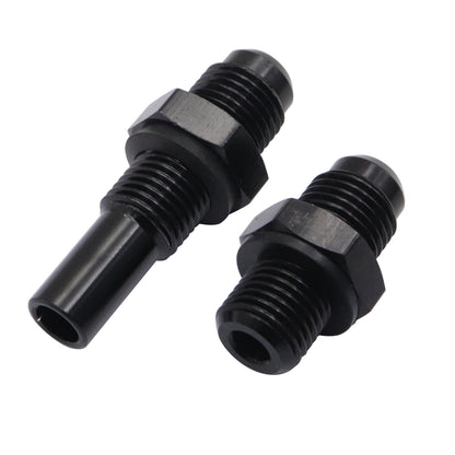 1Pair Fits For 4L80E Transmission Cooler Line Adapter Fittings 6AN Flare New