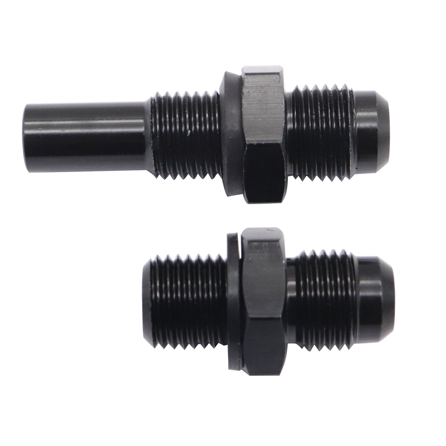 1Pair Fits For 4L80E Transmission Cooler Line Adapter Fittings 6AN Flare New